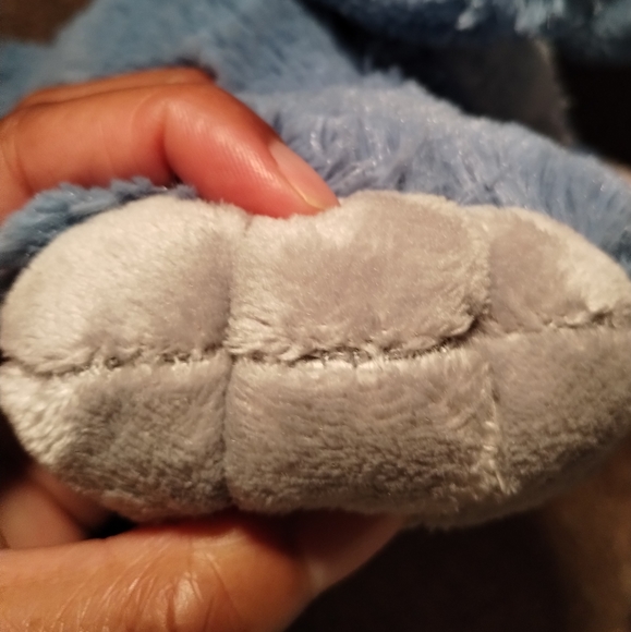 Aurora - Taddle Toes - 10" Toughie Lovey Triceratops blue dinosaur animal toy - Picture 12 of 13